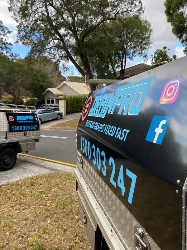 Drainpro truck and team on a Melbourne job, photo 6